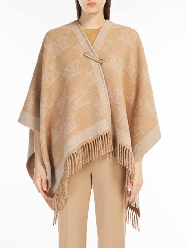 ケープ/ポンチョ - キャメル shop online: Max Mara