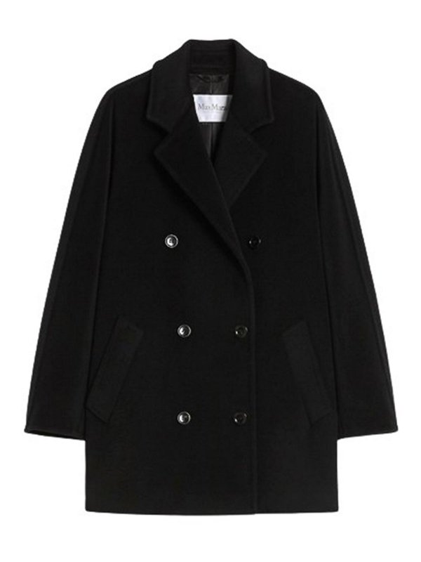 Max Mara: Kurze Mäntel - Kurzer Mantel - Schwarz