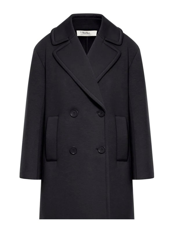 S MAX MARA: ショートコート - ショートコート - 黒