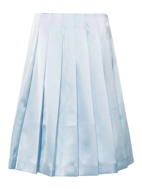 Self Portrait: Faldas media pierna y semilargas - Falda Semilarga - Azul