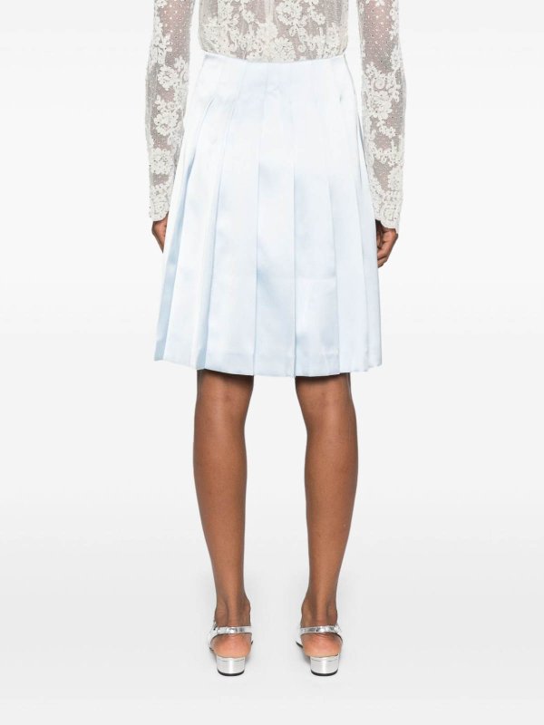 The Best Shops Self Portrait: Faldas media pierna y semilargas - Falda Semilarga - Azul