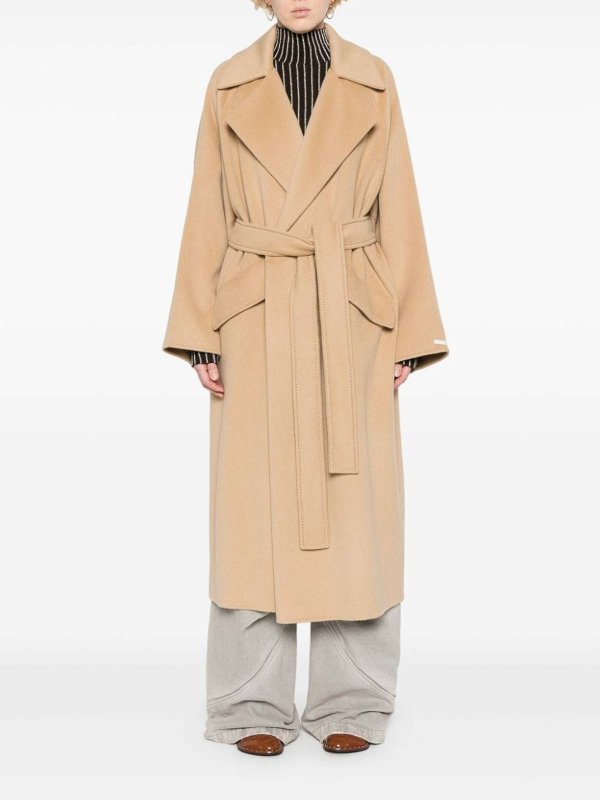 ショートコート - ベージュ shop online: SPORTMAX