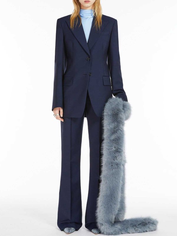 SPORTMAX: blazers online - Benares Slim Fit Tailored Blazer