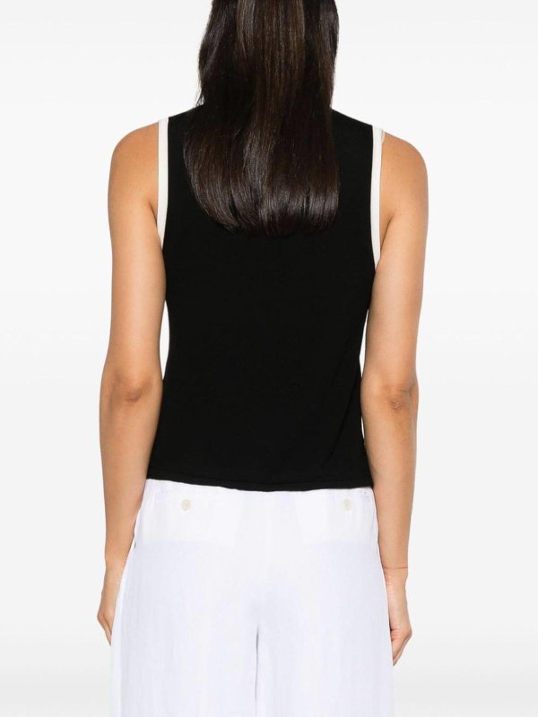 Theory: Tops & Tank tops online - Top In Knit With Contrasting Edges