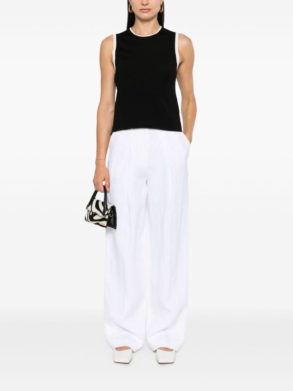 The Best Shops Theory: Tops & Tank tops - Top In Knit With Contrasting Edges