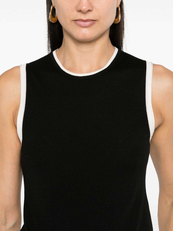 Theory buy online Top In Knit With Contrasting Edges