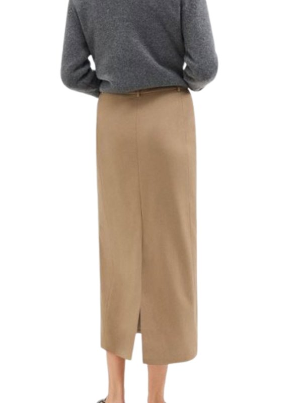 The Best Shops Theory: ニーレングススカート＆ミディ丈 - 膝丈/ミディスカート - キャメル