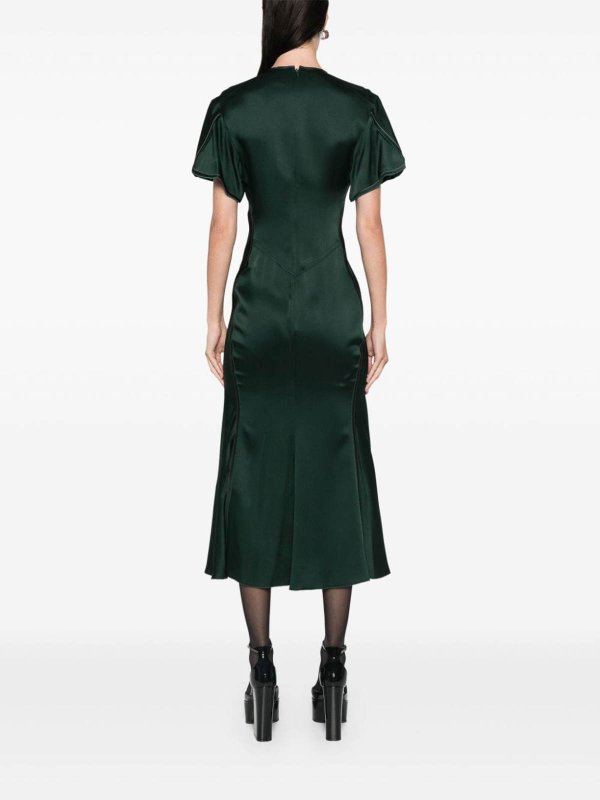 The Best Shops VICTORIA BECKHAM: マキシドレス - マキシドレス - ダークグリーン