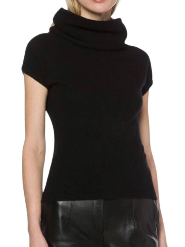 ALBERTA FERRETTI: Strickpullover mit Rundhalsausschnitt online - Rundhalspullover - Schwarz