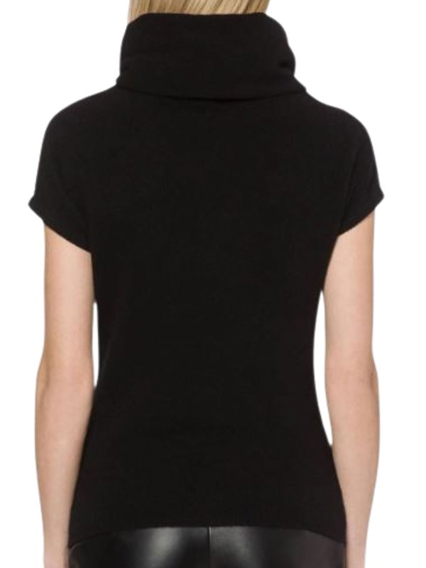 The Best Shops ALBERTA FERRETTI: Strickpullover mit Rundhalsausschnitt - Rundhalspullover - Schwarz