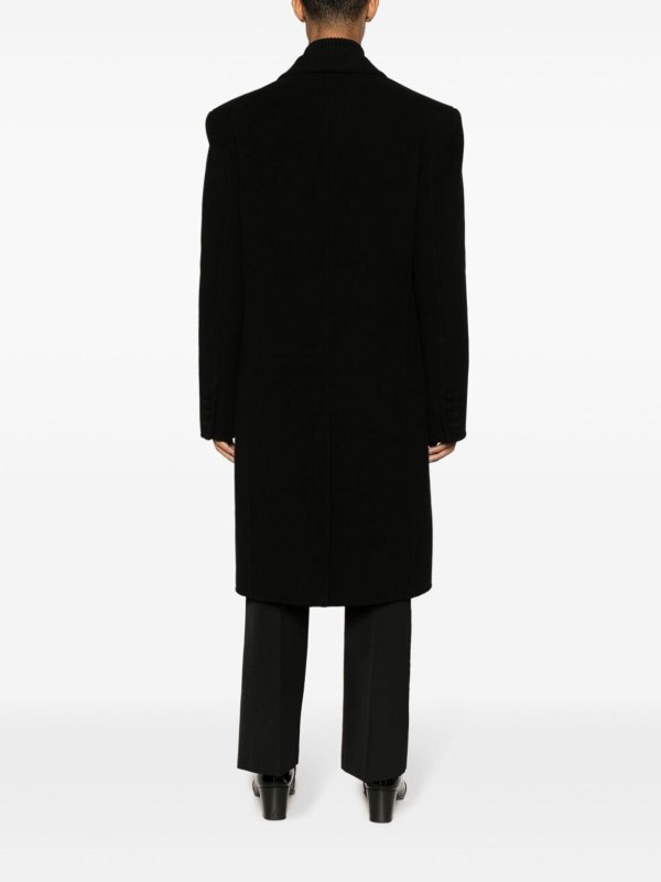 Balmain buy online Kurzer Mantel - Schwarz