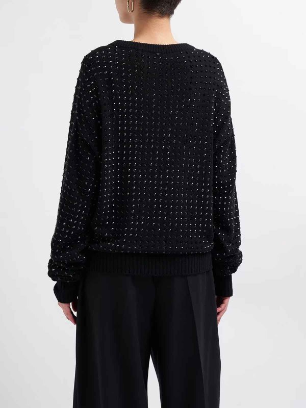 The Best Shops SPORTMAX: クルーネック - クルーネック - 黒