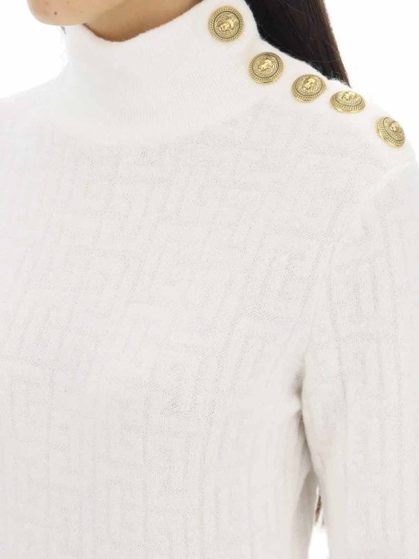 Balmain: クルーネック online - クルーネック - 白