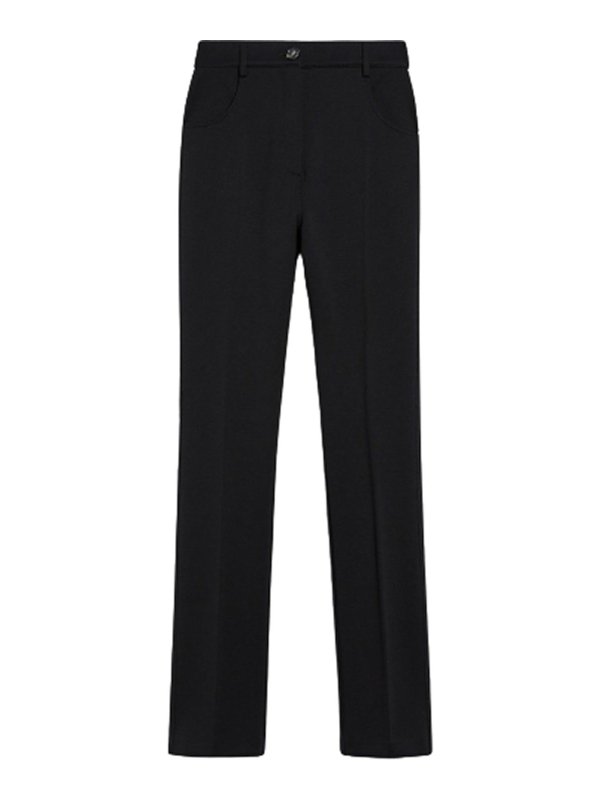 SPORTMAX: Casual Hosen - Casual Hose - Schwarz