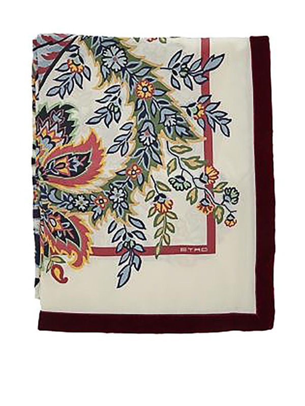 ETRO: Bufandas y pañuelos - Bufanda - Blanco
