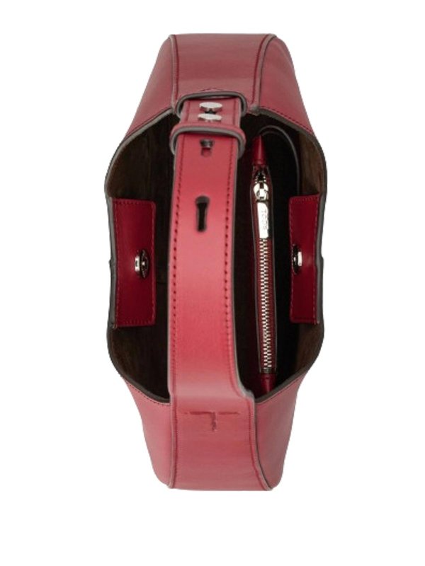 クロスボディバッグ - ダークレッド shop online: TOD