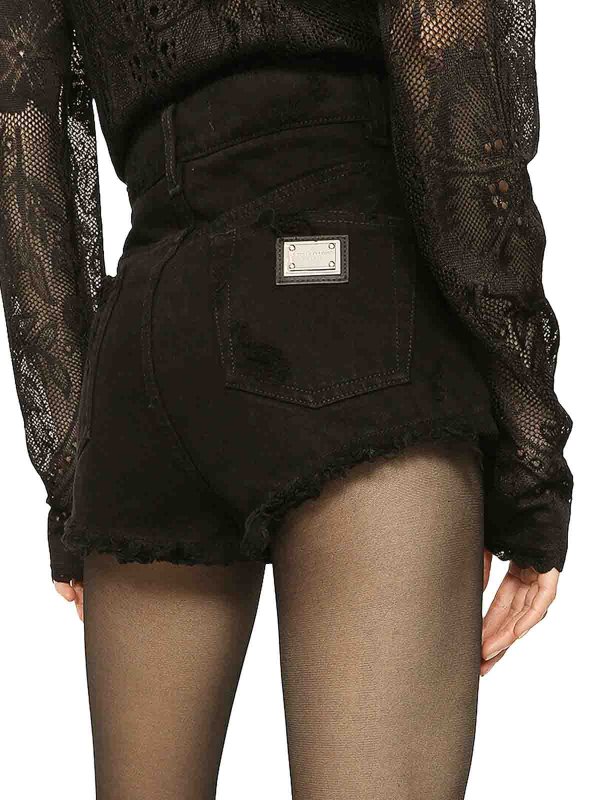DOLCE & GABBANA: Shorts online - Shorts - Negro