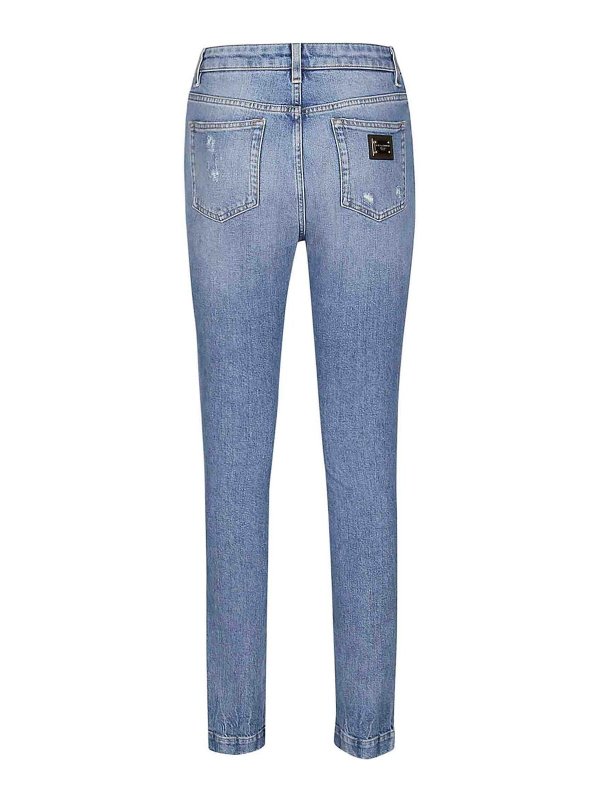 DOLCE & GABBANA: ストレートジーンズ online - ストレートジーンズ - ブルー