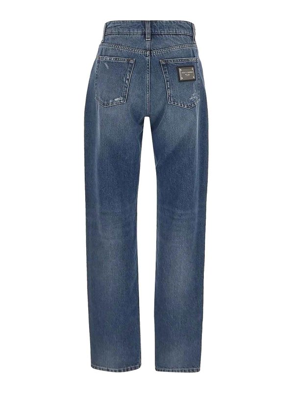 DOLCE & GABBANA: jeans dritti, a sigaretta online - Jeans