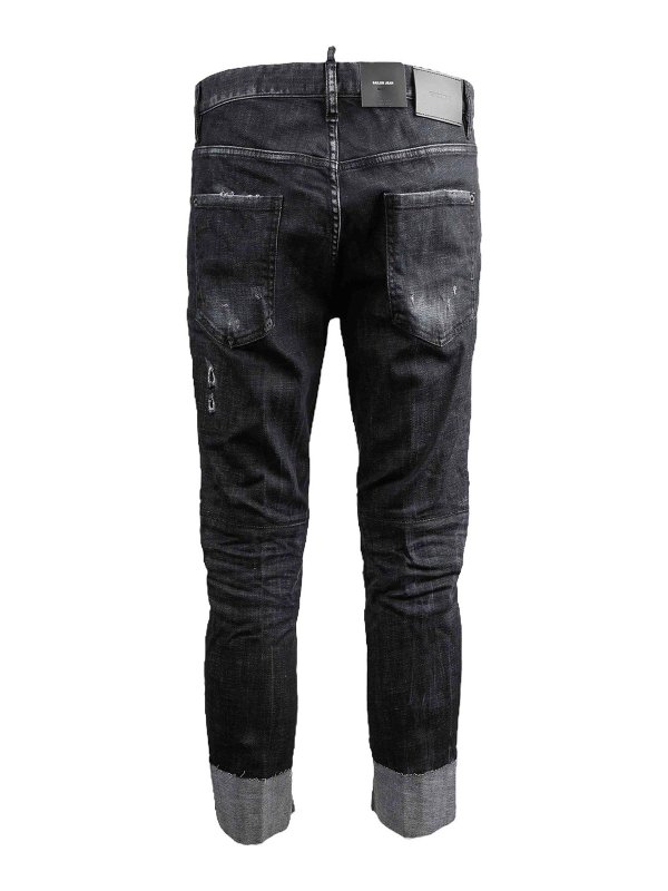 DSQUARED2: Jeans Rectos online - Vaqueros Rectos - Negro