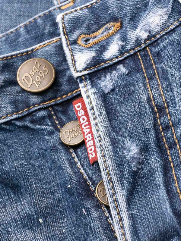 Jean Droit - Bleu shop online: DSQUARED2