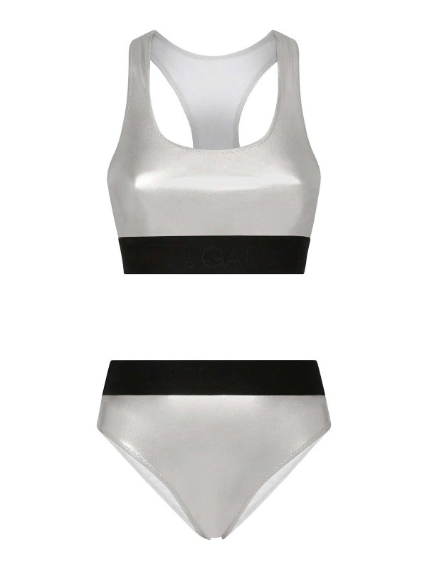 DOLCE & GABBANA: ビキニ - ビキニ - 銀