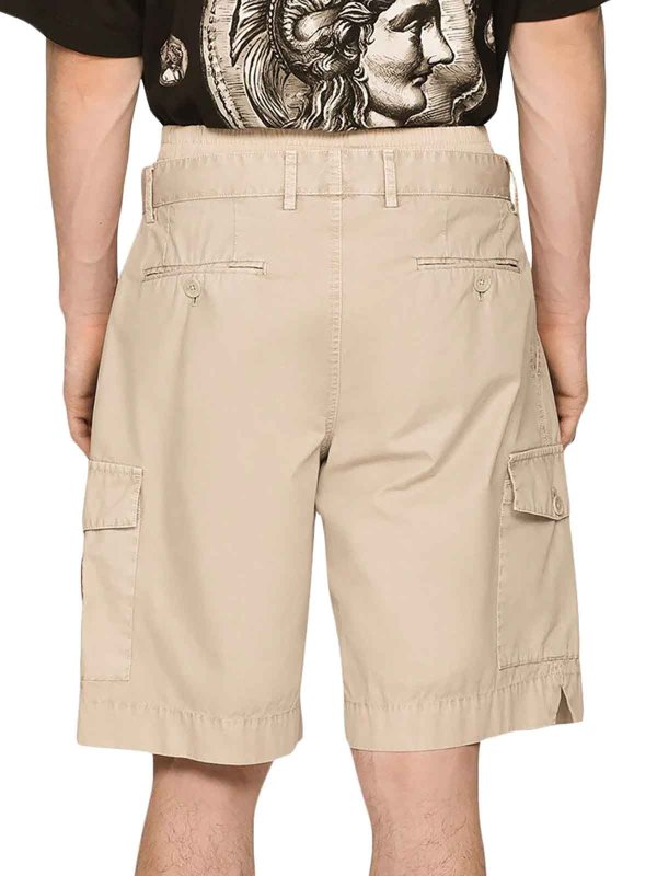 DOLCE & GABBANA: トラウザーショーツ online - ショートパンツ - ベージュ