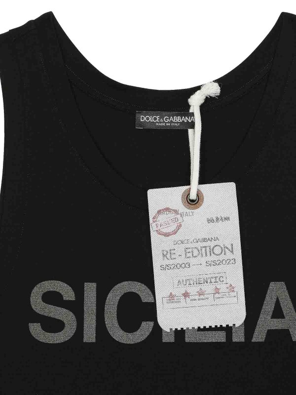 The Best Shops DOLCE & GABBANA: Tシャツ - Tシャツ - 黒