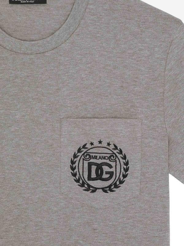 The Best Shops DOLCE & GABBANA: T-shirts - T-Shirt - Grau