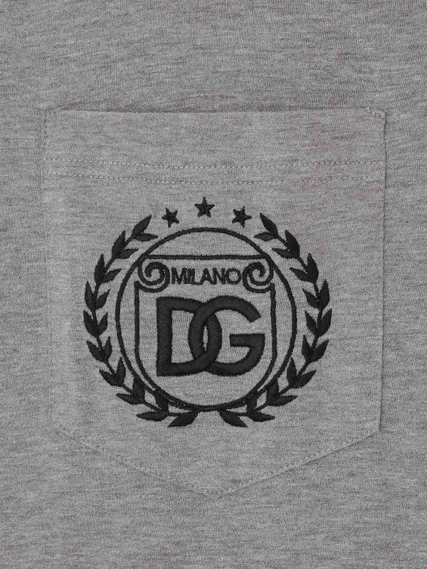 T-Shirt - Grau shop online: DOLCE & GABBANA