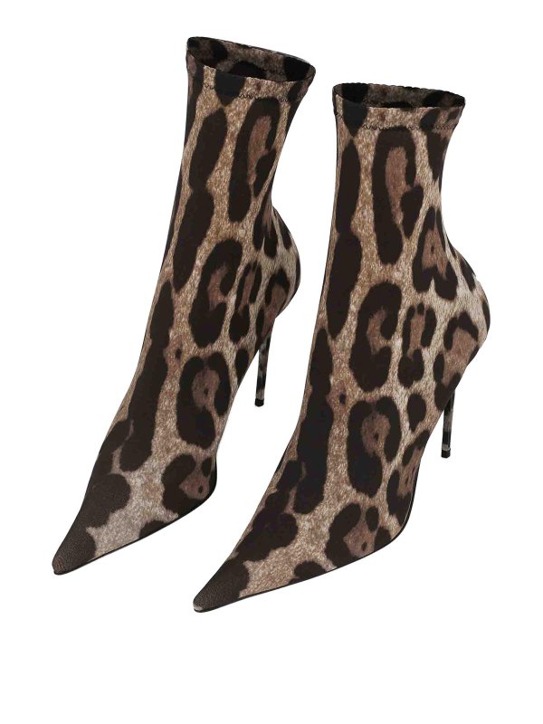 アンクルブーツ - ブラウン shop online: DOLCE & GABBANA