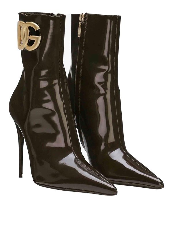DOLCE & GABBANA: Stiefeletten online - Stiefeletten - Braun