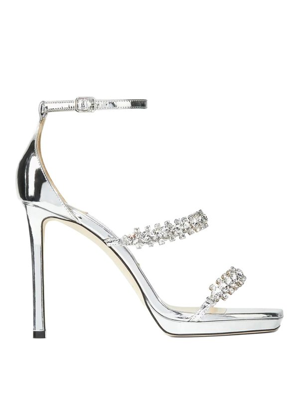 JIMMY CHOO: Sandales - Sandales - Argent