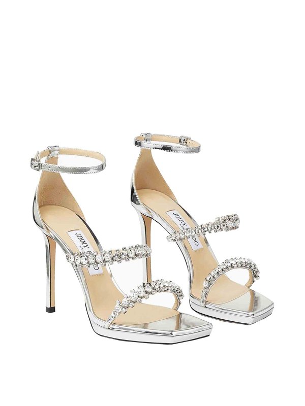 JIMMY CHOO: Sandales online - Sandales - Argent
