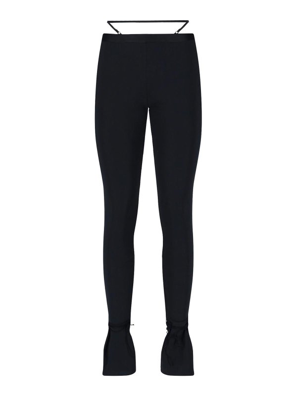 NENSI DOJAKA: カジュアルトラウザー - カジュアルパンツ - 黒