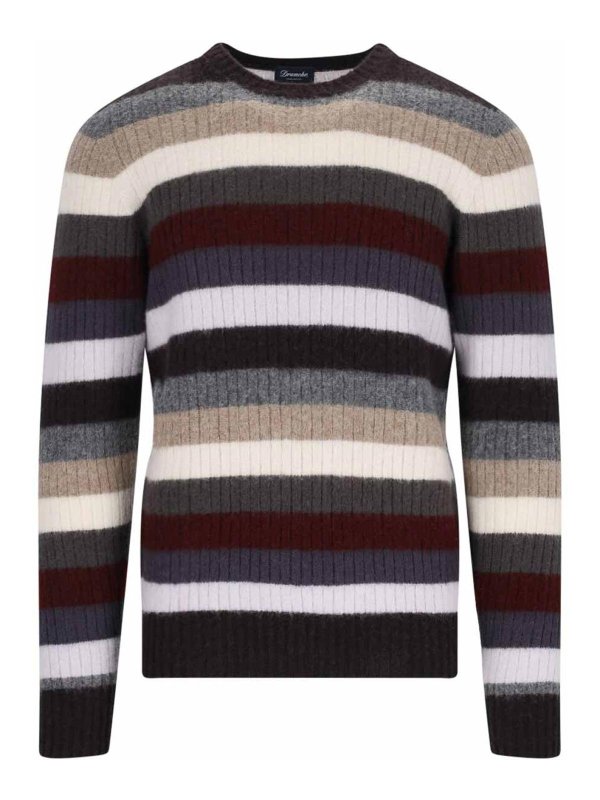 DRUMOHR: Escotes barcos - Suéter Con Escote Barco