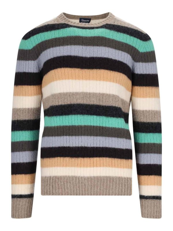 DRUMOHR: boat necks - Striped shirt