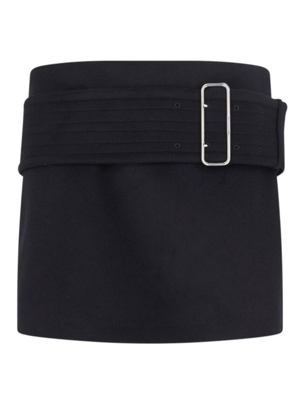 SALVATORE FERRAGAMO: Knielange und Midi Röcke - Midirock - Schwarz