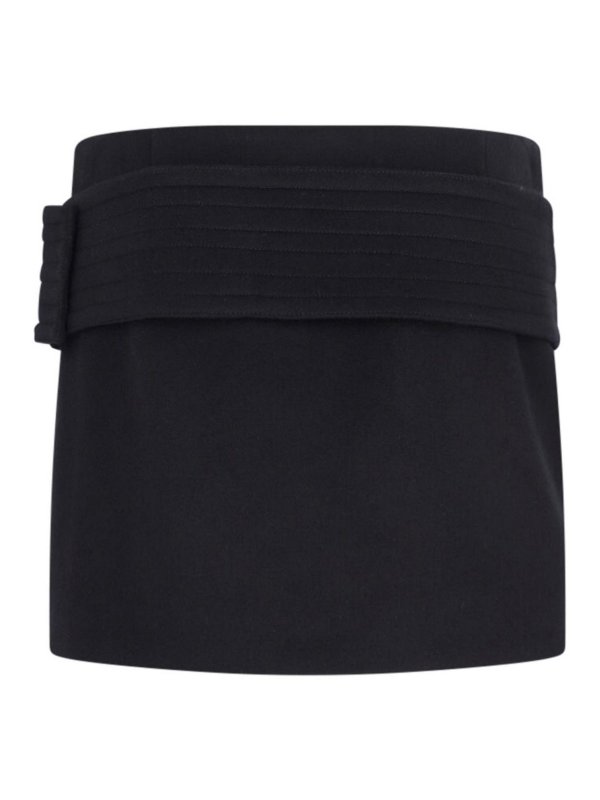 SALVATORE FERRAGAMO: Knielange und Midi Röcke online - Midirock - Schwarz