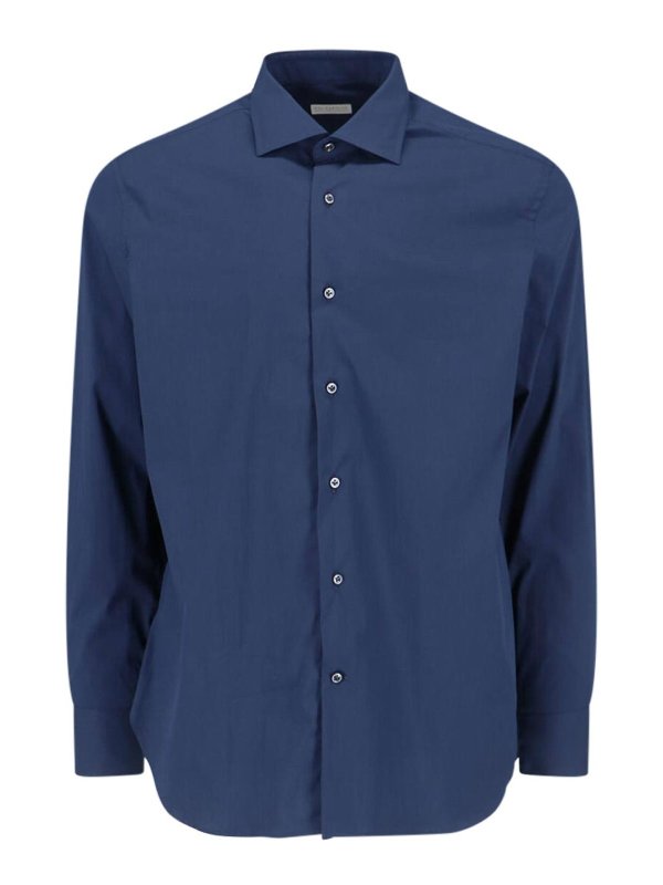 LABORATORIO DEL CARMINE: Camisas - Camisa - Azul