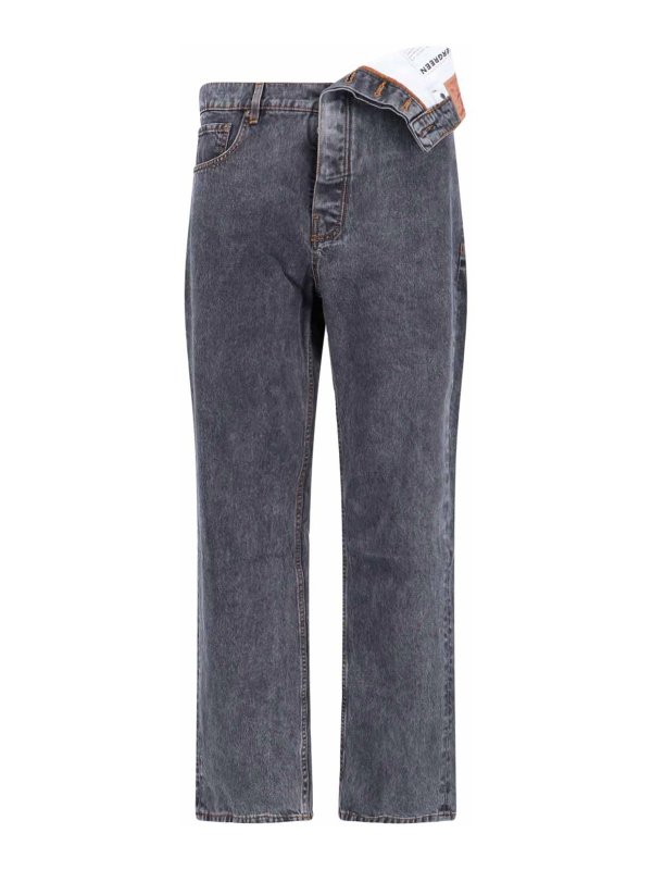 Y/PROJECT: bootcut jeans - Jeans Asimmetrici Evergreen