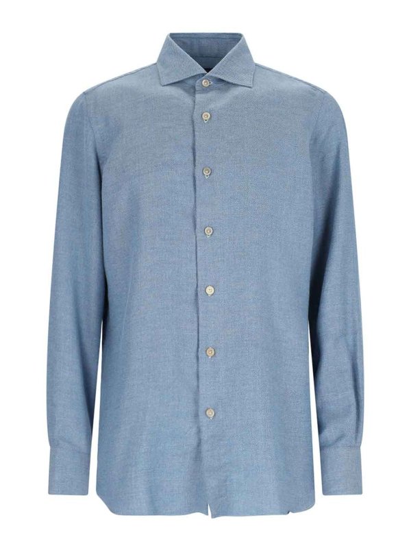 FINAMORE 1925: Camisas - Camisa - Azul