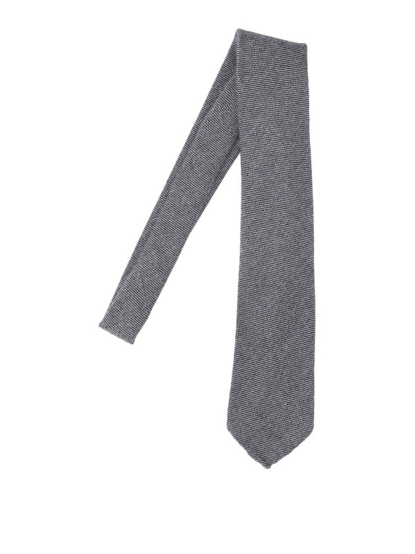 CESARE ATTOLINI NAPOLI: Corbatas y pajaritas - Corbata - Gris