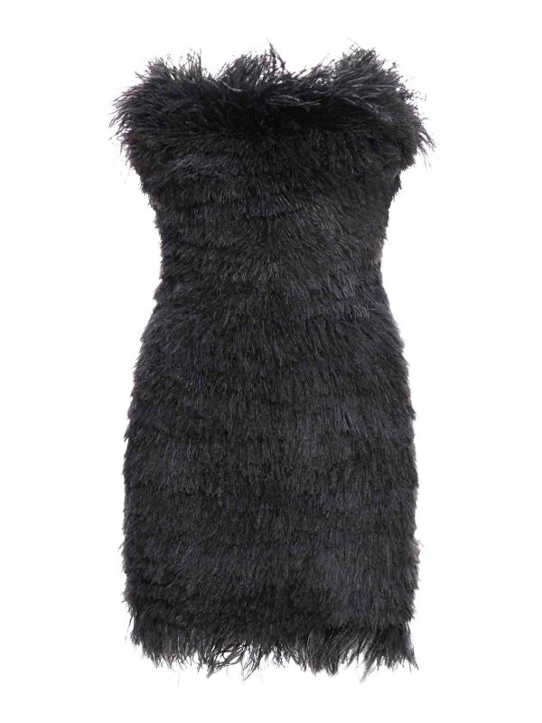 SPORTMAX: Vestidos cortos - Vestido Corto - Negro