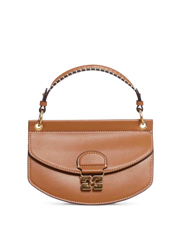 GANNI: borse a tracolla - Borsa Apo-G Mini Maniglia superiore