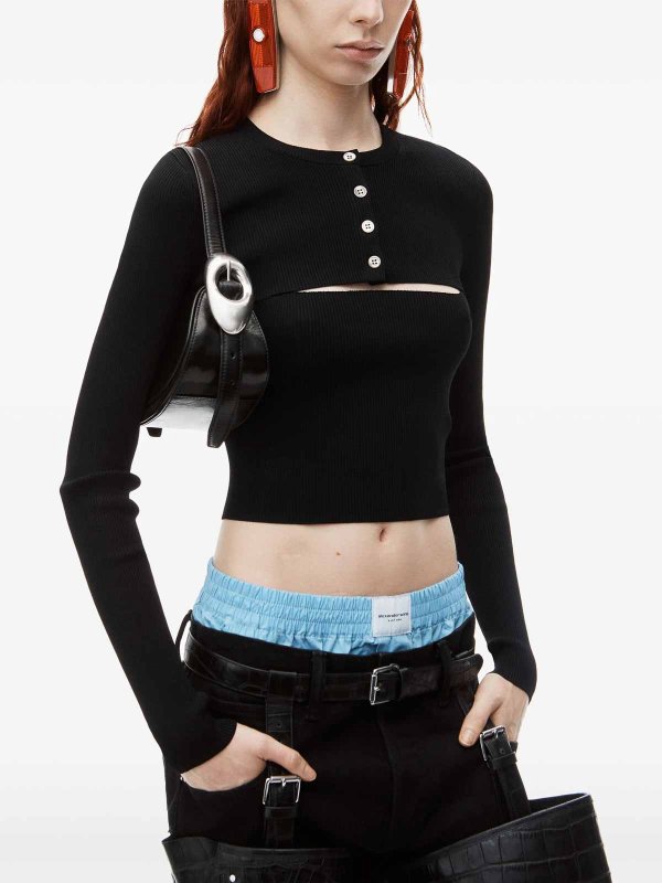 Cropped Cardigan shop online: ALEXANDER WANG