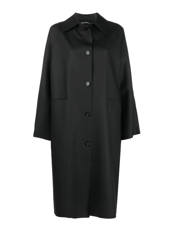 KASSL Editions: trench coats - Trench In Rubber