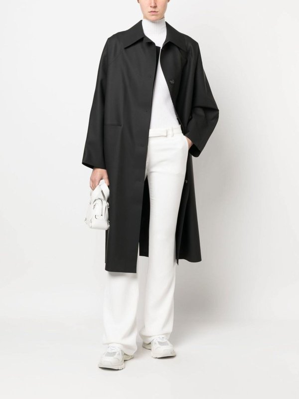 KASSL Editions: trench coats online - Trench In Rubber