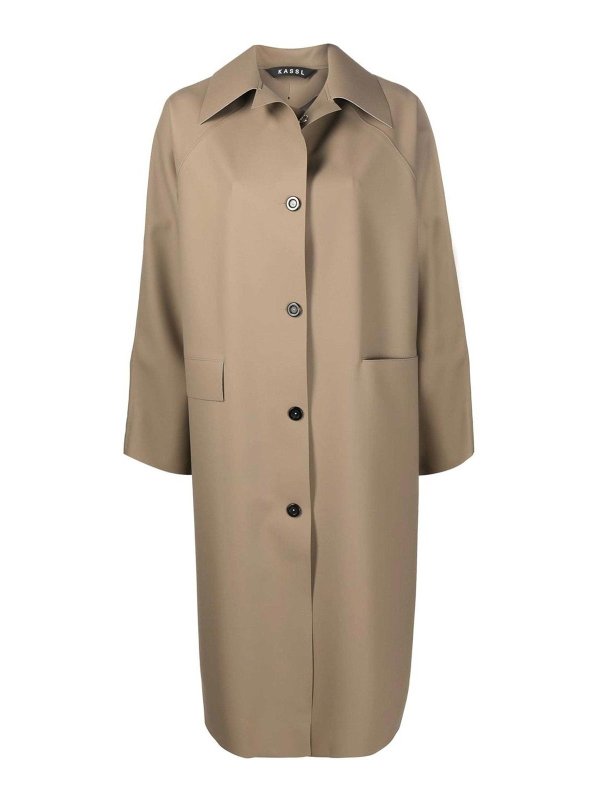 KASSL Editions: trench coats - Trench In Rubber