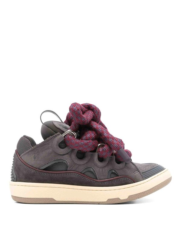 LANVIN: Chaussures de sport - Baskets - Gris